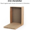 image:imageFUKUMARU 5 PCS Cat Scratching Boards 114 Inch Width ExLarge Cat Scratcher Box Reversible Cardboard Scratchers for Indoor Cats Cat Scratch Box for Large Medium and Small Cats Protect Furniture5PCS Scratch Pads with Box