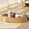 image:imageFUKUMARU 5 PCS Cat Scratching Boards 114 Inch Width ExLarge Cat Scratcher Box Reversible Cardboard Scratchers for Indoor Cats Cat Scratch Box for Large Medium and Small Cats Protect Furniture4PCS Scratching Beds