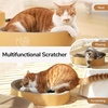 image:imageFUKUMARU 5 PCS Cat Scratching Boards 114 Inch Width ExLarge Cat Scratcher Box Reversible Cardboard Scratchers for Indoor Cats Cat Scratch Box for Large Medium and Small Cats Protect Furniture4PCS Scratching Beds