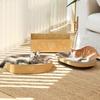 image:imageFUKUMARU 5 PCS Cat Scratching Boards 114 Inch Width ExLarge Cat Scratcher Box Reversible Cardboard Scratchers for Indoor Cats Cat Scratch Box for Large Medium and Small Cats Protect Furniture4PCS Scratching Beds