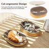image:imageFUKUMARU 5 PCS Cat Scratching Boards 114 Inch Width ExLarge Cat Scratcher Box Reversible Cardboard Scratchers for Indoor Cats Cat Scratch Box for Large Medium and Small Cats Protect Furniture4PCS Scratching Beds