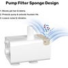 image:imageDog Cat Pet Water Fountain Filter Replacement 9 Packs  Activated Carbon amp Ion Exchange Resin Filters with Pump Foam Sponges  Compatible with FUKUMARU 7L Automatic Water Fountain9Set Filters for 7L Dog Fountain