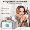 image:imageDog Cat Pet Water Fountain Filter Replacement 9 Packs  Activated Carbon amp Ion Exchange Resin Filters with Pump Foam Sponges  Compatible with FUKUMARU 7L Automatic Water FountainDog Fountain 3 Sets Filters