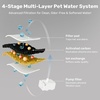 image:imageDog Cat Pet Water Fountain Filter Replacement 9 Packs  Activated Carbon amp Ion Exchange Resin Filters with Pump Foam Sponges  Compatible with FUKUMARU 7L Automatic Water Fountain9Set Filters for 7L Dog Fountain