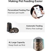 image:imageFUKUMARU Automatic Cat Feeder 2 in 1 Automatic Pet Feeders with Camera and Audio Support DIY Meals and Timed Control WiFi Cat Food Dispenser