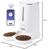 image:imageFUKUMARU Automatic Cat Feeder 4L Dog Feeders with Double Bowls Support DIY Meals and Timed Control WiFi Cat sFood Dispenser Suit for Most Pet Food