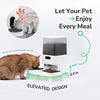 image:imageFUKUMARU Automatic Cat Feeder WiFi Automatic Dog Feeder with Freshness Preservation 5L Timed Cat Food Dispenser with Elevated Bowls Up to 10 Meals Per Day