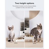 image:imageFUKUMARU Automatic Cat Feeder WiFi Automatic Dog Feeder with Freshness Preservation 5L Timed Cat Food Dispenser with Elevated Bowls Up to 10 Meals Per Day
