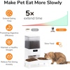 image:imageFUKUMARU Automatic Cat Feeder WiFi Automatic Dog Feeder with Freshness Preservation 5L Timed Cat Food Dispenser with Elevated Bowls Up to 10 Meals Per Day