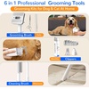 image:imageFUKUMARU Dog Grooming Vacuum amp Pet Vacuum Grooming Kit Pet Groom Tools for Dog Hair Shedding 2L HighCapacity Cup 6 Professional Tools with Dogs Nail Grinder and Cat Fur Clipper