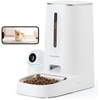 image:imageFUKUMARU Automatic Cat Feeder with Rotating Camera1080P HD Video with Night Vision 5G WiFi APP Control Pet Feeder 2Way Audio Low Food Motion amp Sound Alerts