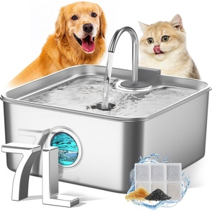 image:imageDog Cat Pet Water Fountain Filter Replacement 9 Packs  Activated Carbon amp Ion Exchange Resin Filters with Pump Foam Sponges  Compatible with FUKUMARU 7L Automatic Water FountainDog Fountain 3 Sets Filters