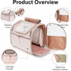 image:imageFUKUMARU Cat Backpack Carrier Expandable Small Pet Carriers for Cats with 4 Pockets Hiking Travel Carrier Bag for Small Animal Airline Approved Cat Carrier with Rollable Cover for Nervous Cat Pink