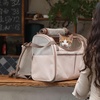 image:imageFUKUMARU Cat Backpack Carrier Expandable Small Pet Carriers for Cats with 4 Pockets Hiking Travel Carrier Bag for Small Animal Airline Approved Cat Carrier with Rollable Cover for Nervous Cat Pink