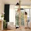 image:imageFUKUMARU Floor to Ceiling Cat Tree 6 Level Adjustable Height 610 ft Climbing Tower with Thickened Scratching Posts Cats Activity Center with Cozy Hammock  Beige118 inch