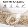 image:imageFUKUMARU 189 Inch L Shape Cat Scratcher and 3 Packs Tofu Cat Litter Applewood