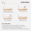 image:imageFUKUMARU 189 Inch L Shape Cat Scratcher and 3 Packs Tofu Cat Litter Applewood