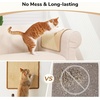 image:imageFUKUMARU 2 Packs Cat Scratching Mat 236 x 157 Inch Natural Sisal Cat Scratch Pad Mats for Indoor Cats Horizontal Cats Wall Scratcher Kitten Floor Rug with Sticky Tape Furniture ProtectorBeige2 Packs 236 x 157 Inch