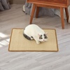 image:imageFUKUMARU 2 Packs Cat Scratching Mat 236 x 157 Inch Natural Sisal Cat Scratch Pad Mats for Indoor Cats Horizontal Cats Wall Scratcher Kitten Floor Rug with Sticky Tape Furniture ProtectorBeige236 x 157 Inch