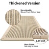 image:imageFUKUMARU 2 Packs Cat Scratching Mat 236 x 157 Inch Natural Sisal Cat Scratch Pad Mats for Indoor Cats Horizontal Cats Wall Scratcher Kitten Floor Rug with Sticky Tape Furniture ProtectorCreamThicken 236 x 157 Inch