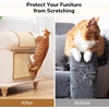 image:imageFUKUMARU 2 Packs Cat Scratching Mat 236 x 157 Inch Natural Sisal Cat Scratch Pad Mats for Indoor Cats Horizontal Cats Wall Scratcher Kitten Floor Rug with Sticky Tape Furniture ProtectorBeige2 Packs 236 x 157 Inch