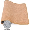 image:imageFUKUMARU 2 Packs Cat Scratching Mat 236 x 157 Inch Natural Sisal Cat Scratch Pad Mats for Indoor Cats Horizontal Cats Wall Scratcher Kitten Floor Rug with Sticky Tape Furniture ProtectorBrown236 x 315 Inch