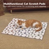 image:imageFUKUMARU 3PCS Cat Scratcher Wall Mounted 236 Inch Extra Long Cardboard Cat Scratch Pad for Wall HighDensity Cats Scratching Board Indoor Kitten Scratching Pads for Corner Door