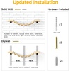image:imageFUKUMARU Cat Bridge Wall Mounted 128Inch Expanded Feline Perch amp Climbing Steps for Custom Kitten Highway Systems MultiLevel Wall Shelves Furniture