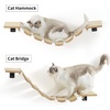 image:imageFUKUMARU Cat Bridge Wall Mounted 128Inch Expanded Feline Perch amp Climbing Steps for Custom Kitten Highway Systems MultiLevel Wall Shelves Furniture