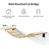 image:imageFUKUMARU Cat Bridge Wall Mounted 128Inch Expanded Feline Perch amp Climbing Steps for Custom Kitten Highway Systems MultiLevel Wall Shelves Furniture