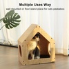 image:imageFUKUMARU Cat House Wall Mounted 155x118x18 Inches Birch Plywood Condo MultiUse Kitten Furniture Stylish Design DIY Cats Wall Jungle