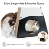 image:imageFUKUMARU Cat Scratcher House 195 Inch Cozy Cardboard Cat Scratcher Moutain Shape Vertical Bed Lounger Durable Cats Scrathing Pad for Indoor Cats Safe amp SecureSnow Mountain Shape