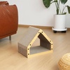 image:imageFUKUMARU Cat Scratcher House 195 Inch Cozy Cardboard Cat Scratcher Moutain Shape Vertical Bed Lounger Durable Cats Scrathing Pad for Indoor Cats Safe amp SecureCat Scratcher House