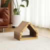 image:imageFUKUMARU Cat Scratcher House 195 Inch Cozy Cardboard Cat Scratcher Moutain Shape Vertical Bed Lounger Durable Cats Scrathing Pad for Indoor Cats Safe amp SecureCat Scratcher House