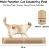 image:imageFUKUMARU Cat Scratching Post 35 x 45 Inch Cats Walls Furniture Rubber Wood Wall Mounted Kitten Scratcher Posts Thicker Columns for MultiFunctions