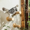 image:imageFUKUMARU Cat Wall Furniture 118 Inch Cats Steps for Drywall Kitten Stairs for Wall Mounted with Jute Scratching Kittens Shelf 2 of PackWheat