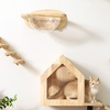 image:imageFUKUMARU Cat Wall Furniture Set Transparent Capsule Kitten Walls Shelves with 2 PCS Pedals  Premium Kitty Bed for Sleeping Playing Climbing and Lounging  Easily Holds Up to 35 Lbs