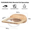 image:imageFUKUMARU Cat Wall Furniture Set Transparent Capsule Kitten Walls Shelves with 2 PCS Pedals  Premium Kitty Bed for Sleeping Playing Climbing and Lounging  Easily Holds Up to 35 Lbs