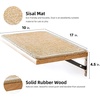 image:imageFUKUMARU Cat Wall Shelves 17 x 10 Inch Cat Walls Furniture with Sisal Mat Solid Rubber Wood Floating Shelf with Upgraded Installation Kitten Wall Tree for Sleeping Playing and ScratchingMSisal Mat
