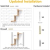 image:imageFUKUMARU Cat Wall Shelves 3 in 1 Transformable Cats Scratching Post Wall Mounted DIY Kitten Walls Jungle and Perch Platform Supplies Suit for Climb Play Nap Scratch
