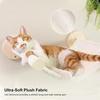 image:imageFUKUMARU Cat Wall Shelves 4 in 1 Stable Wooden WallMounted Furniture Set Climbing Tree with Hammock Bed Perch and Scratching Mat BlackBeige