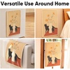 image:imageFUKUMARU Sisal Cat Scratching Mat 236 x 157 Inch Natural Sisal Cat Scratch Pad Mats for Indoor Cats Horizontal Cats Wall Scratcher Kitten Floor Rug with Sticky Tapes Furniture ProtectorFlowerFlower