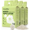 image:imageFUKUMARU Tofu Cat Litter 12 LBS Clumping Cat Litter Dust Free Natural Unscented Flushable Lightweight Low Tracking Mixed Apple Wood 247 Odor Control 6 lb x 2 BagsLight Gardenia fragrance