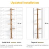 image:imageFUKUMARU WallMounted Cat Tree for Small amp Medium Cats 5Tier Tall Cat Climbing Tower with Scratching Post Indoor Cat Wall Shelves for Climbing Scratching amp LookoutBlanchedAlmond