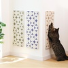 image:imageFUKUMARU 3PCS Cat Scratcher Wall Mounted 236 Inch Extra Long Cardboard Cat Scratch Pad for Wall HighDensity Cats Scratching Board Indoor Kitten Scratching Pads for Corner Door
