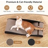 image:imageFUKUMARU Cardboard Cat Scratcher Bed Extra Long 291 Inch Cat Scratch Bed Couch Indoor Natural Felt Multifunctional Cats Scratching Lounger Horizontal Kitten Cats Scratch Pad with Ball Toy CamelBlack