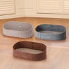image:imageFUKUMARU Cat Scratcher 24 Inch Sofa Shape Cat Scratching Bed Reversible Detachable Cats Scratching Board Round Cats Scratch Pads Refill Indoor BeigeCaramel