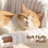 image:imageFUKUMARU Elevated Cat Couch Beds for Indoor Cats Sturdy Metal Frame Cat Hammock Bed with HighDensity Foam Cushion Removable Washable Fluffy Cover Breathable Raised Dog Bed amp Cat Sofa Chair CreamCream