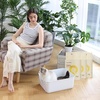 image:imageFUKUMARU 189 Inch L Shape Cat Scratcher and 3 Packs Tofu Cat Litter Corn Natural Unscented