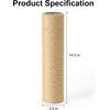image:imageFUKUMARU 2 Pack Scratching Post Replacement 35 X 145 Inch Natural Jute Rope Scratching Post Refill with M8 Screws